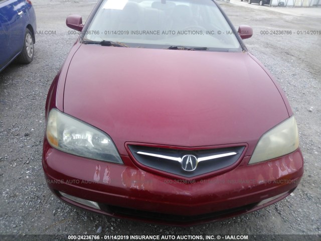 19UYA42743A006739 - 2003 ACURA 3.2CL TYPE-S RED photo 6