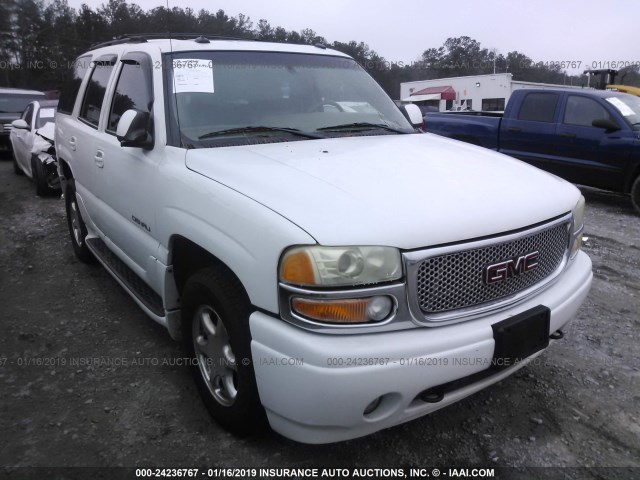 1GKEK63U13J205489 - 2003 GMC YUKON DENALI WHITE photo 1