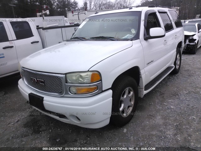 1GKEK63U13J205489 - 2003 GMC YUKON DENALI WHITE photo 2