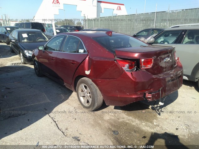 1G11C5SL8FF147925 - 2015 CHEVROLET MALIBU 1LT RED photo 3