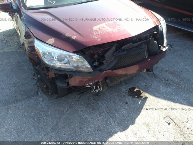 1G11C5SL8FF147925 - 2015 CHEVROLET MALIBU 1LT RED photo 6
