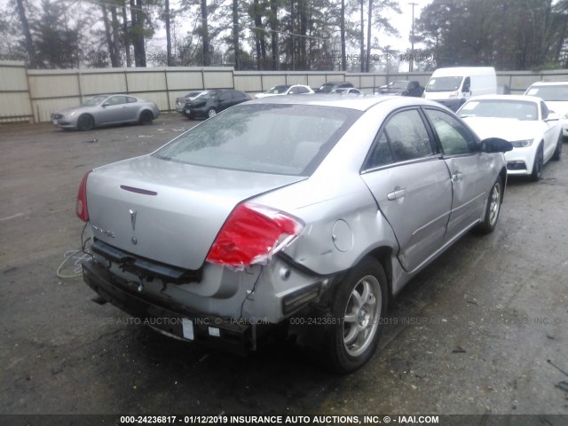 1G2ZF57B884223308 - 2008 PONTIAC G6 VALUE LEADER/BASE SILVER photo 4