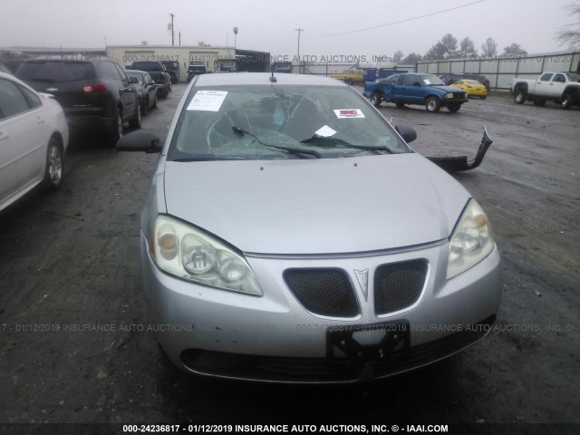 1G2ZF57B884223308 - 2008 PONTIAC G6 VALUE LEADER/BASE SILVER photo 6