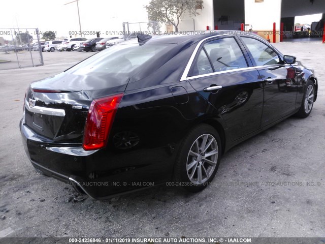 1G6AR5SS2K0101228 - 2019 CADILLAC CTS LUXURY BLACK photo 4