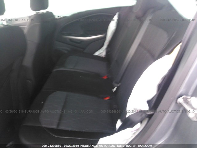 MAJ3P1TE5JC202098 - 2018 FORD ECOSPORT SE GRAY photo 8