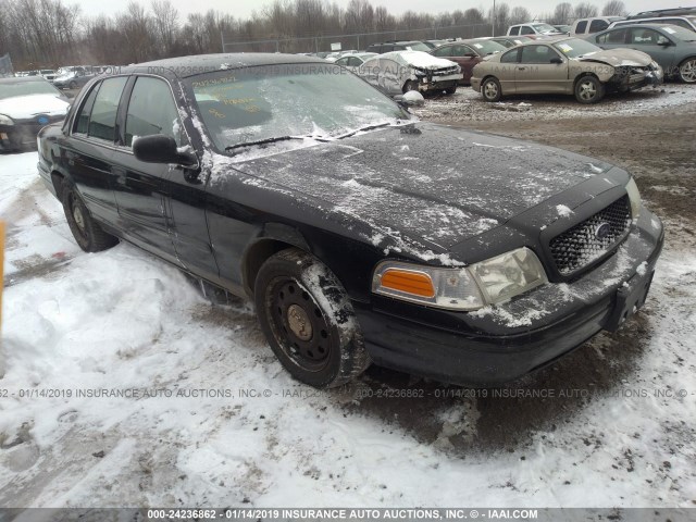 2FAHP71W56X165407 - 2006 FORD CROWN VICTORIA POLICE INTERCEPTOR BLACK photo 1