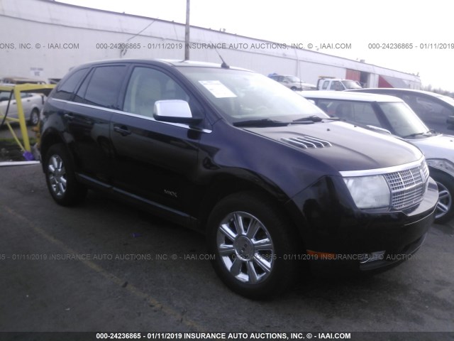 2LMDU88C27BJ28929 - 2007 LINCOLN MKX BLACK photo 1