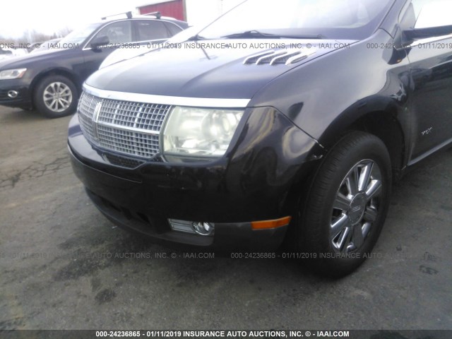 2LMDU88C27BJ28929 - 2007 LINCOLN MKX BLACK photo 6