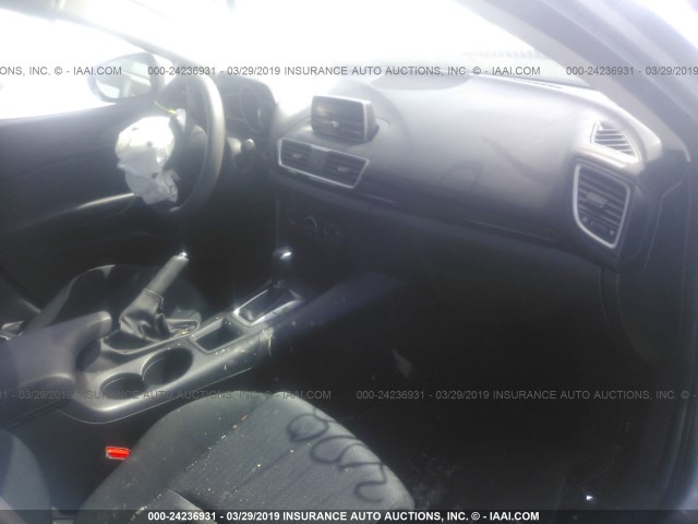 JM1BM1T74F1227125 - 2015 MAZDA 3 SV SILVER photo 5