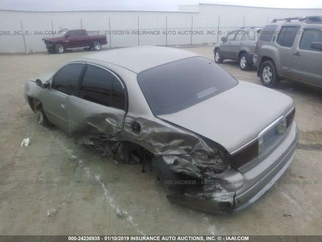 1G4HR54K61U301413 - 2001 BUICK LESABRE LIMITED GOLD photo 3