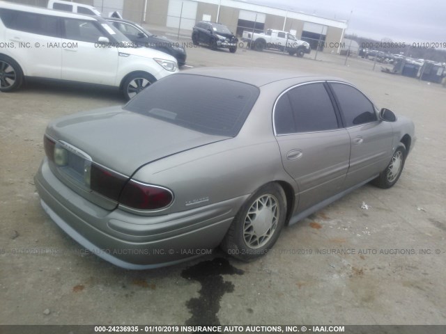 1G4HR54K61U301413 - 2001 BUICK LESABRE LIMITED GOLD photo 4