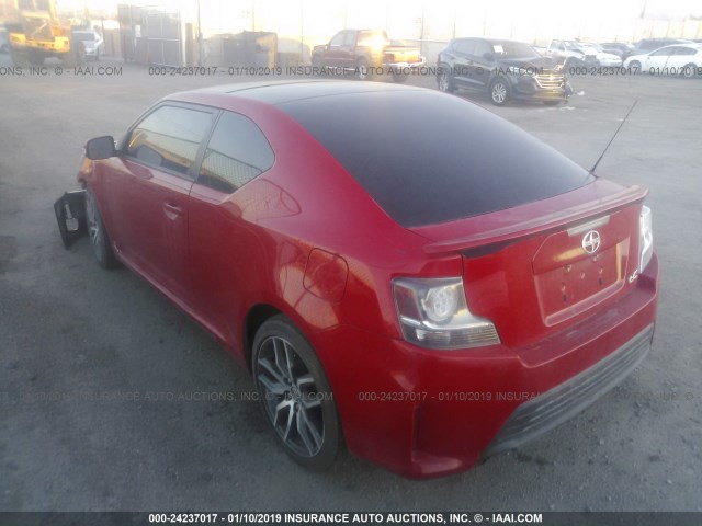 JTKJF5C78F3093892 - 2015 TOYOTA SCION TC Qırmızı foto 3