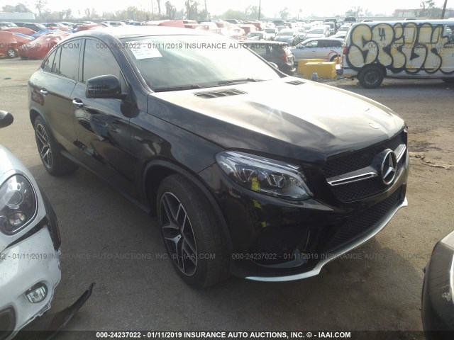 4JGED6EBXGA022210 - 2016 MERCEDES-BENZ GLE COUPE 450 4MATIC BLACK photo 1