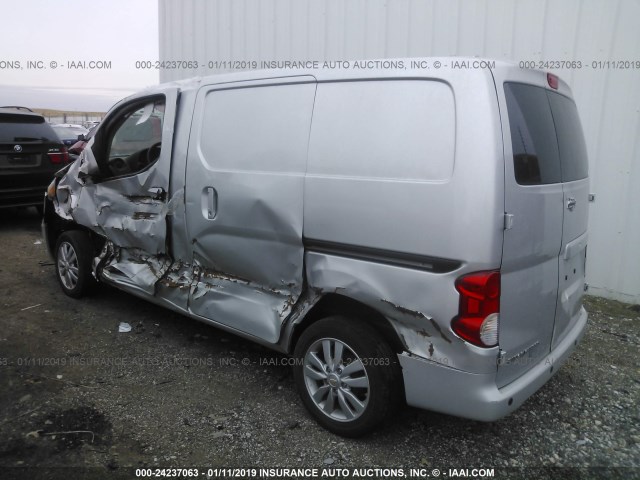 3N63M0ZN7FK719910 - 2015 CHEVROLET CITY EXPRESS LT SILVER photo 3