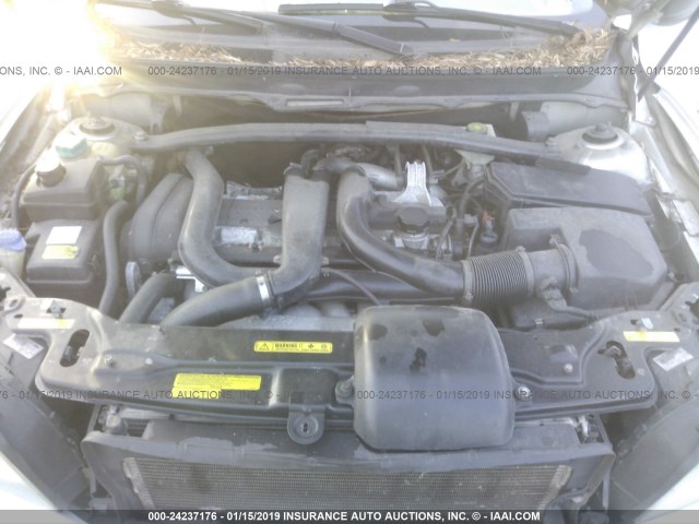 YV1CZ91H941054175 - 2004 VOLVO XC90 T6 SILVER photo 10