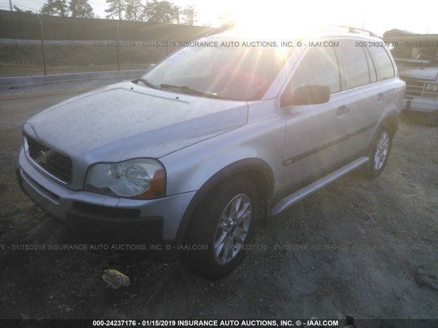 YV1CZ91H941054175 - 2004 VOLVO XC90 T6 SILVER photo 6