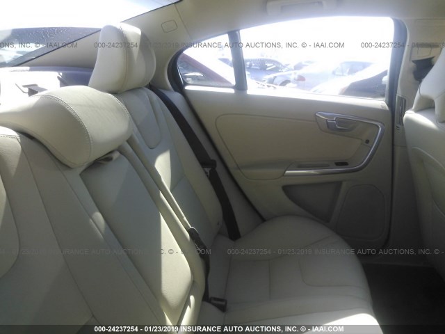 YV126MFD6F2311240 - 2015 VOLVO S60 PLATINUM WHITE photo 8