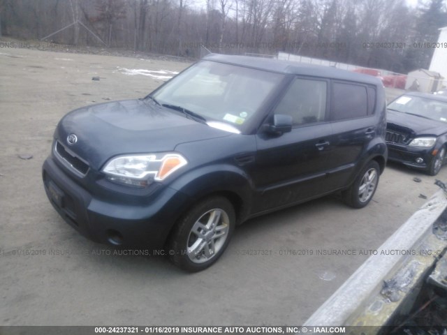 KNDJT2A26B7287314 - 2011 KIA SOUL +/!/SPORT GRAY photo 2