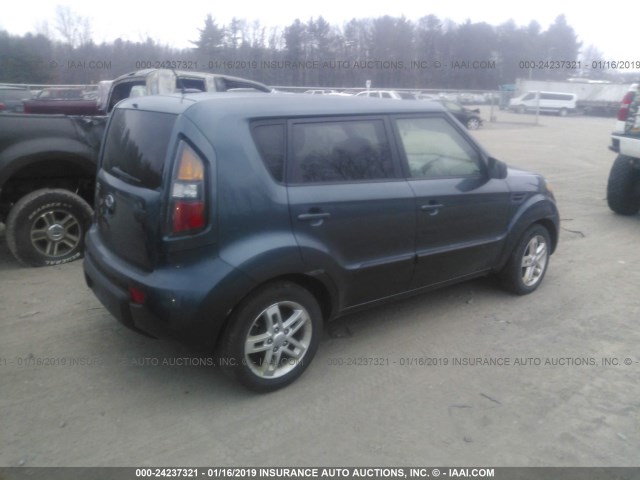 KNDJT2A26B7287314 - 2011 KIA SOUL +/!/SPORT GRAY photo 4