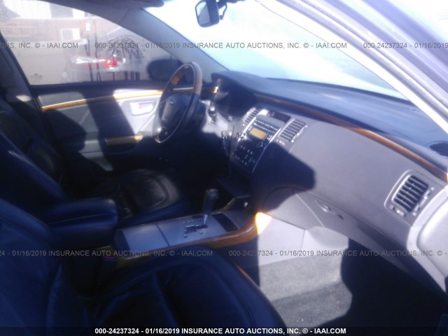 KMHFC46F27A210913 - 2007 HYUNDAI AZERA SE/LIMITED BLUE photo 5