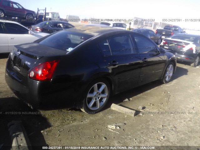 1N4BA41E44C924393 - 2004 NISSAN MAXIMA SE/SL BLACK photo 4