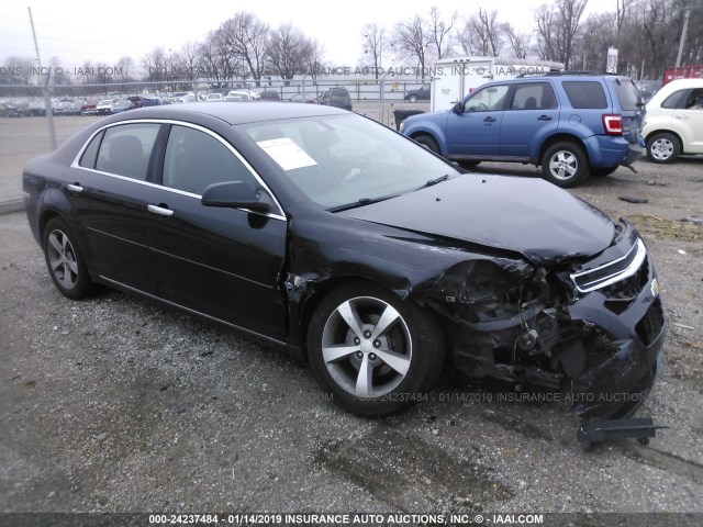 1G1ZC5EU3CF261706 - 2012 CHEVROLET MALIBU 1LT შავი ფოტო 1