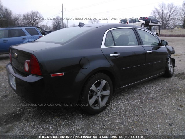 1G1ZC5EU3CF261706 - 2012 CHEVROLET MALIBU 1LT შავი ფოტო 4