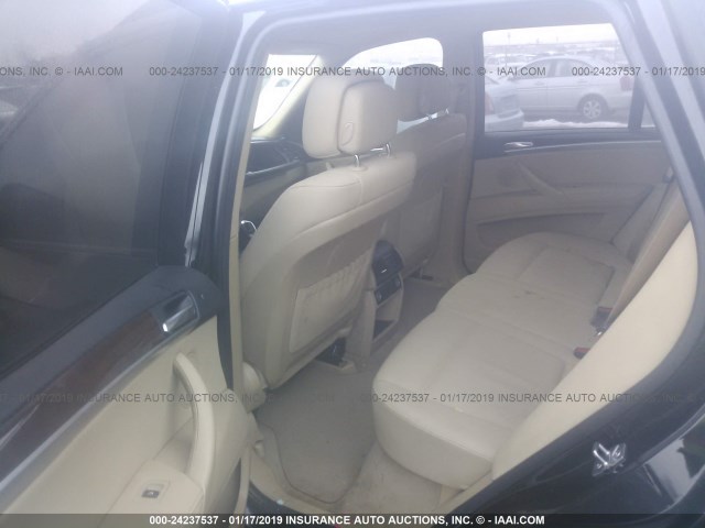 5UXZV4C55D0B01811 - 2013 BMW X5 XDRIVE35I BLACK photo 8
