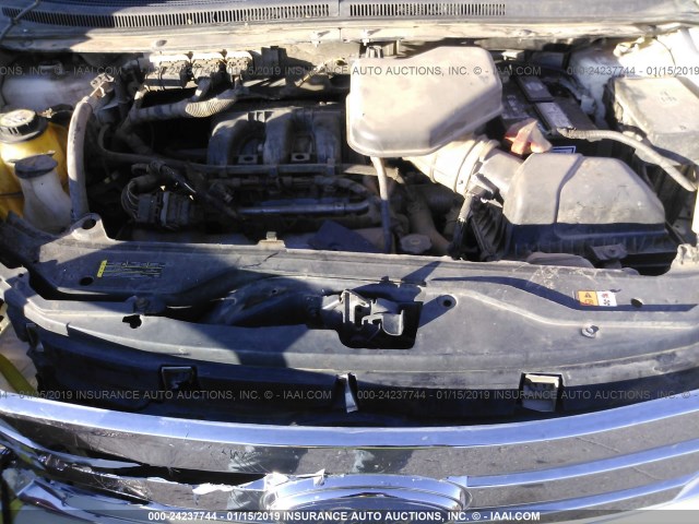 2FMDK38C08BA49345 - 2008 FORD EDGE SEL WHITE photo 10