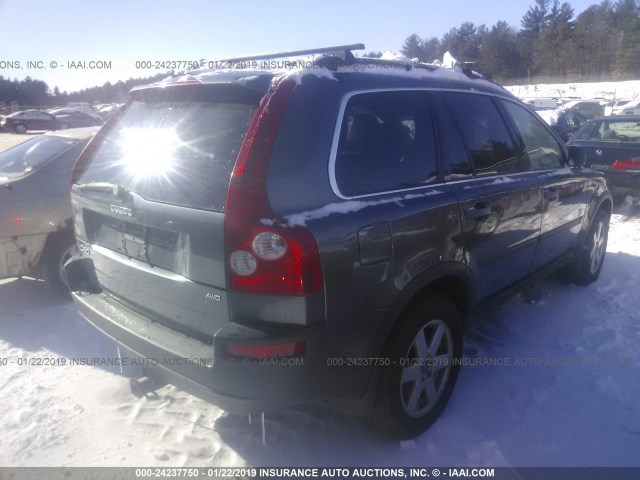 YV4CZ592561224224 - 2006 VOLVO XC90 GRAY photo 4