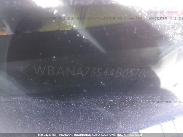 WBANA73544B057070 - 2004 BMW 530 I BLUE photo 9