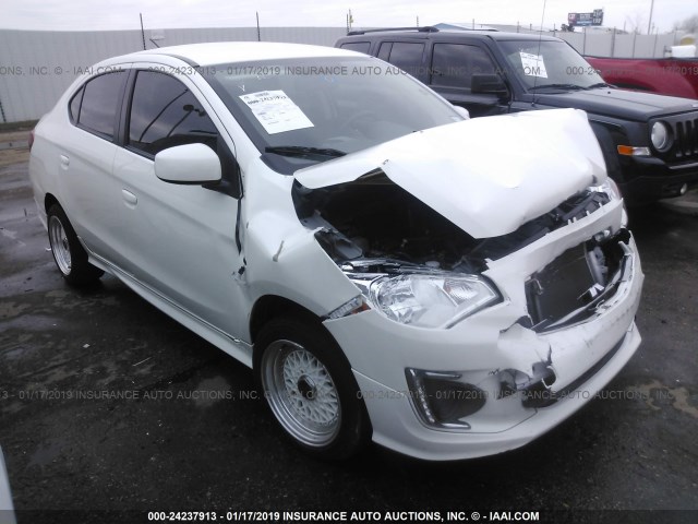 ML32F3FJ4HH003556 - 2017 MITSUBISHI MIRAGE G4 ES Ақ фото 1