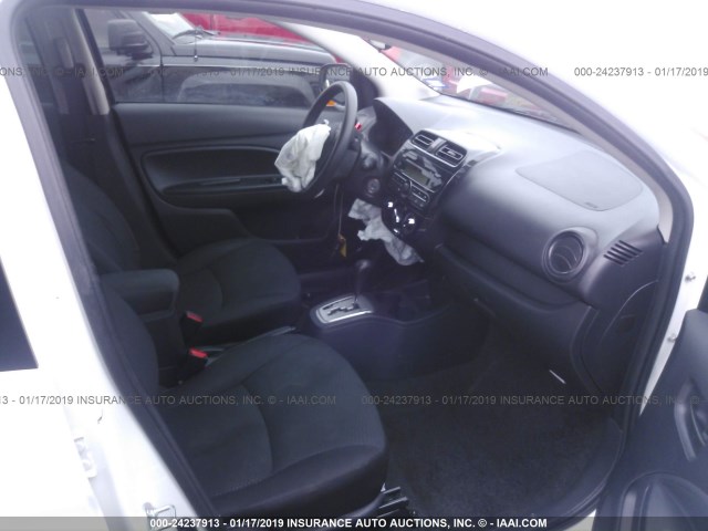 ML32F3FJ4HH003556 - 2017 MITSUBISHI MIRAGE G4 ES Ақ фото 5