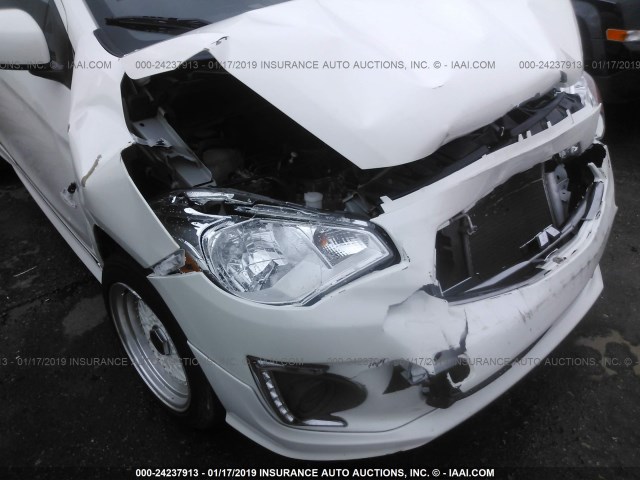 ML32F3FJ4HH003556 - 2017 MITSUBISHI MIRAGE G4 ES Ақ фото 6