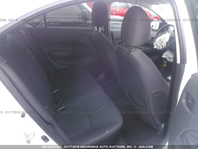 ML32F3FJ4HH003556 - 2017 MITSUBISHI MIRAGE G4 ES Ақ фото 8