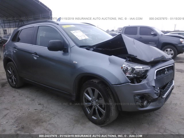 4A4AP5AU0DE025173 - 2013 MITSUBISHI OUTLANDER SPORT LE GRAY photo 1