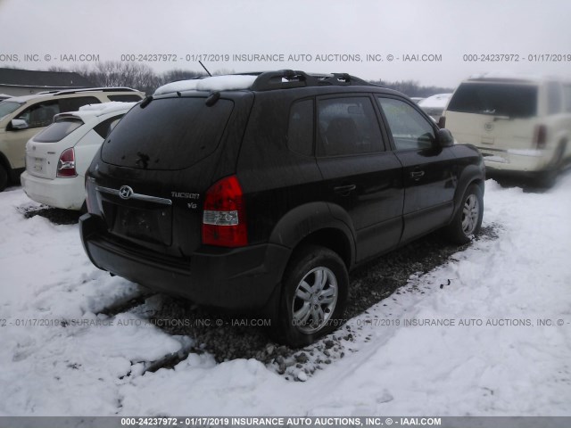 KM8JN12D46U257039 - 2006 HYUNDAI TUCSON GLS/LIMITED 黑色 照片 4
