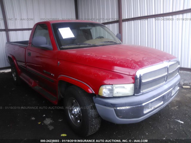 3B7KC26Z71M259147 - 2001 DODGE RAM 2500 RED photo 1