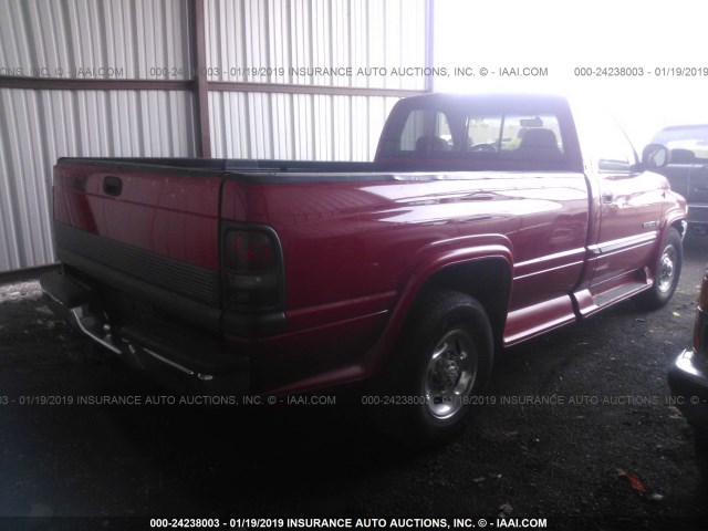 3B7KC26Z71M259147 - 2001 DODGE RAM 2500 RED photo 4