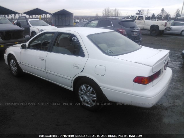 JT2BG22K910566473 - 2001 TOYOTA CAMRY CE/LE/XLE WHITE photo 3