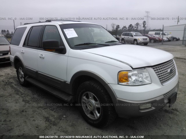 1FMFU17L43LB07474 - 2003 FORD EXPEDITION EDDIE BAUER WHITE photo 1