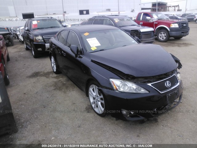 JTHBK262172048790 - 2007 LEXUS IS 250 BLACK photo 1