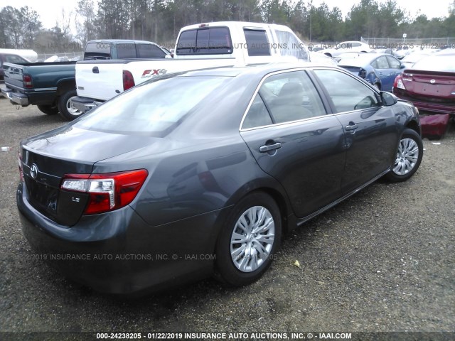 4T4BF1FK3CR170065 - 2012 TOYOTA CAMRY SE/LE/XLE 黑色 照片 4