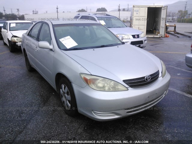 4T1BE32K03U751392 - 2003 TOYOTA CAMRY LE/XLE/SE SILVER photo 1