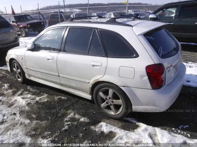 JM1BJ246031115115 - 2003 MAZDA PROTEGE PR5 WHITE photo 3