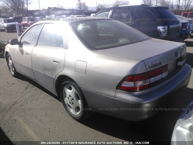 JT8BF28G3Y5093422 - 2000 LEXUS ES 300 GRAY photo 3