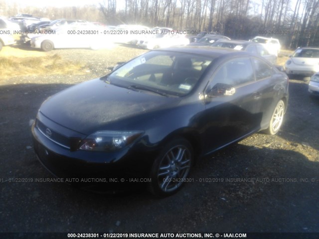JTKDE177270219301 - 2007 TOYOTA SCION TC შავი ფოტო 2
