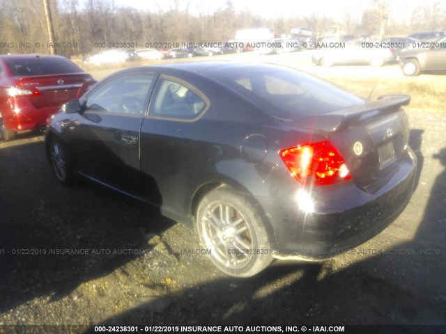 JTKDE177270219301 - 2007 TOYOTA SCION TC შავი ფოტო 3
