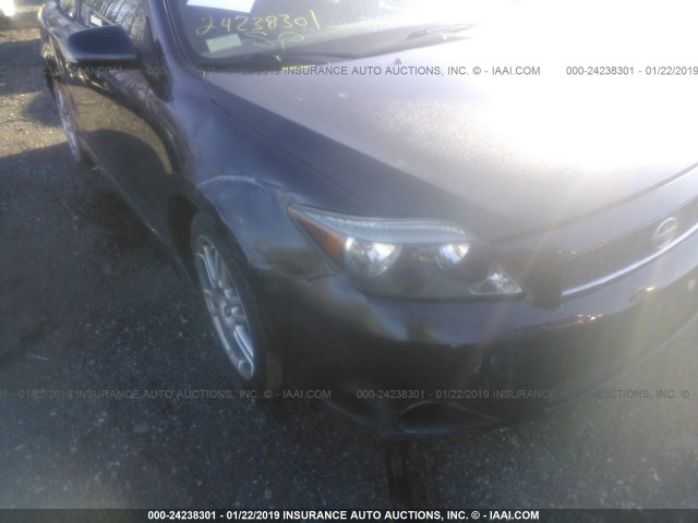 JTKDE177270219301 - 2007 TOYOTA SCION TC შავი ფოტო 6