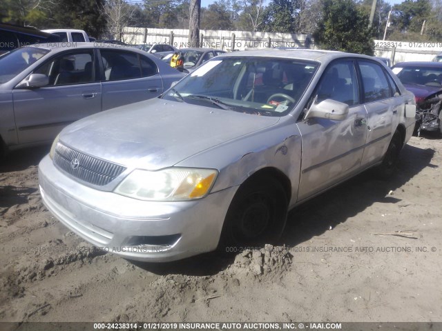 4T1BF28B21U189913 - 2001 TOYOTA AVALON XL/XLS SILVER photo 2